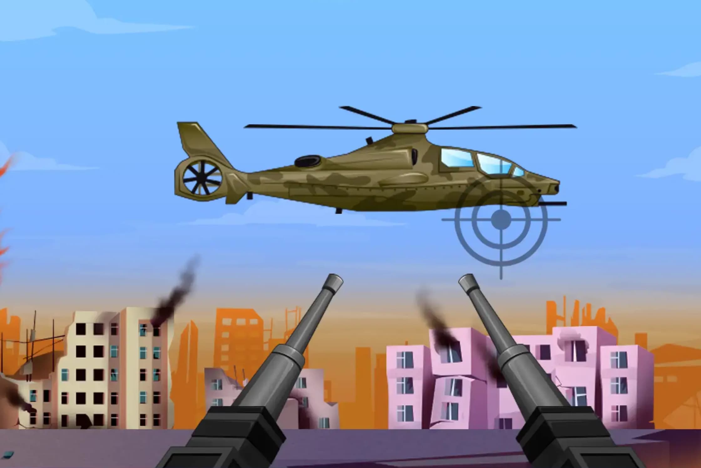 Sky Warzone Background