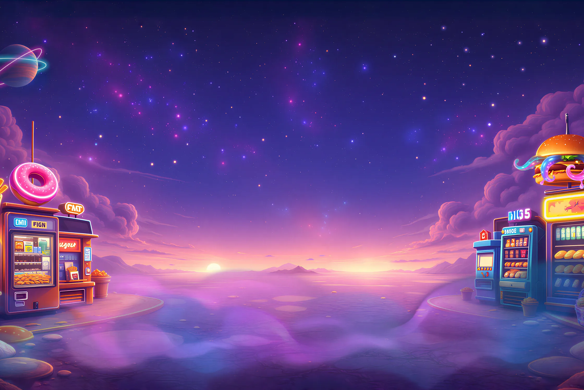 Snackron Background